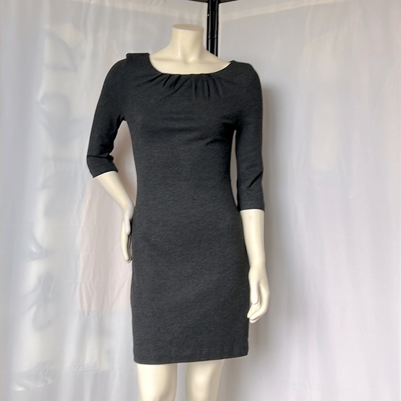 Trina Turk Grey 3/4 sleeves Dress - Picture 1 of 4